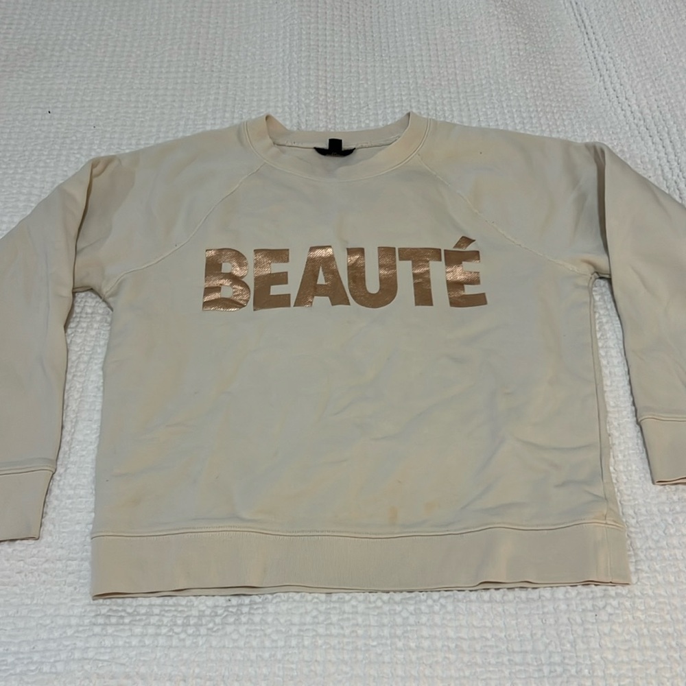 J. Crew BEAUTÉ Crew Neck - Size M